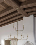 CURREY & COMPANY, NOTTAWAY TWO-TIER CHANDELIER, CHANDELIER LIGHT