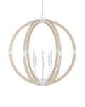 CURREY & COMPANY BASTIAN SANDSTONE ORB CHANDELIER | 9000-1131