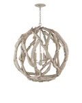 CURREY & COMPANY, DRIFTWOOD ORB CHANDELIER, CHANDELIER LIGHT