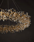 CURREY & COMPANY, CRYSTAL BUD GRANDE RING CHANDELIER, CHANDELIER LIGHT