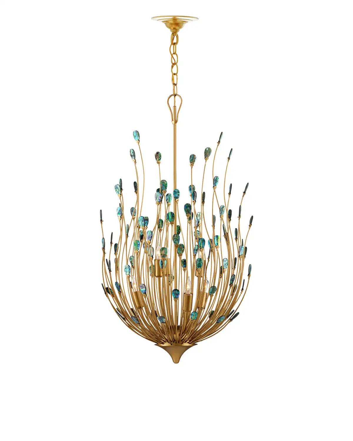 CURREY & COMPANY, DELPHOS CHANDELIER, CHANDELIER LIGHT