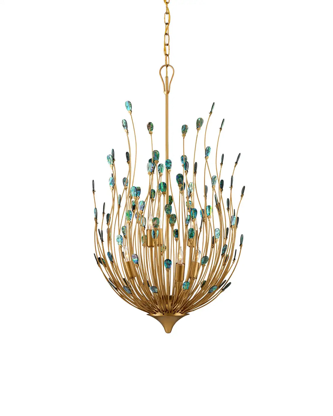 CURREY & COMPANY, DELPHOS CHANDELIER, CHANDELIER LIGHT