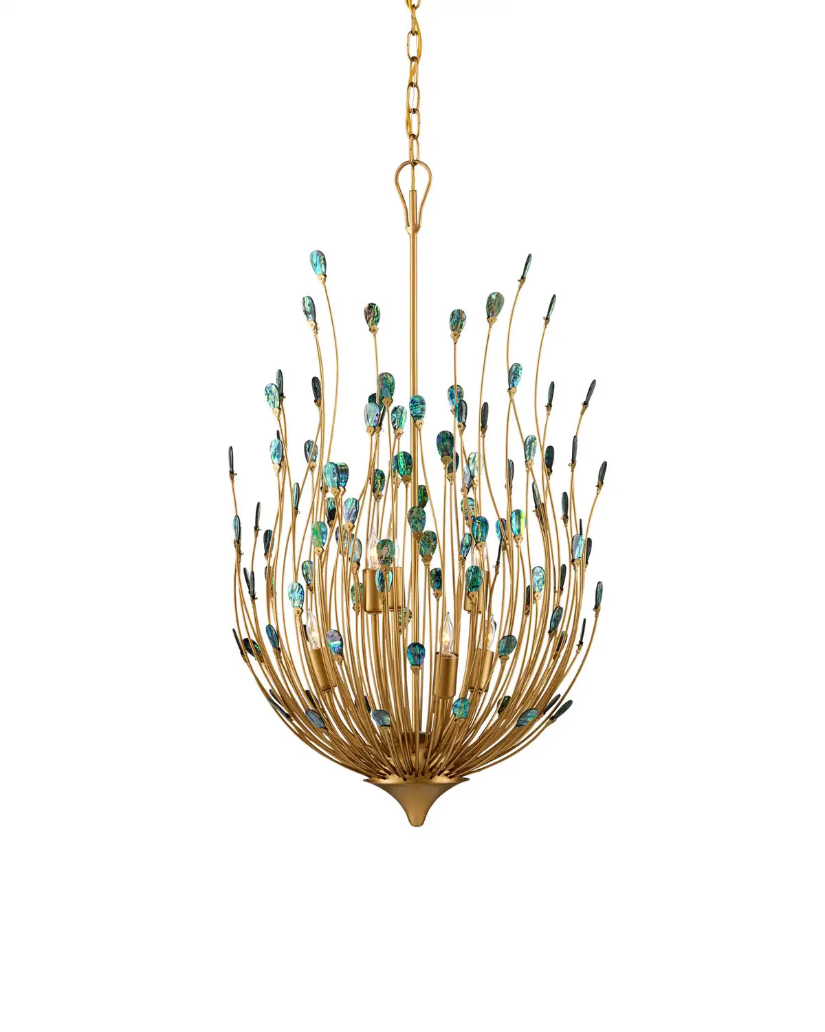 CURREY & COMPANY, DELPHOS CHANDELIER, CHANDELIER LIGHT