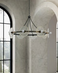 CURREY & COMPANY, CIRCUMSTELLAR DISC CHANDELIER, CHANDELIER LIGHT