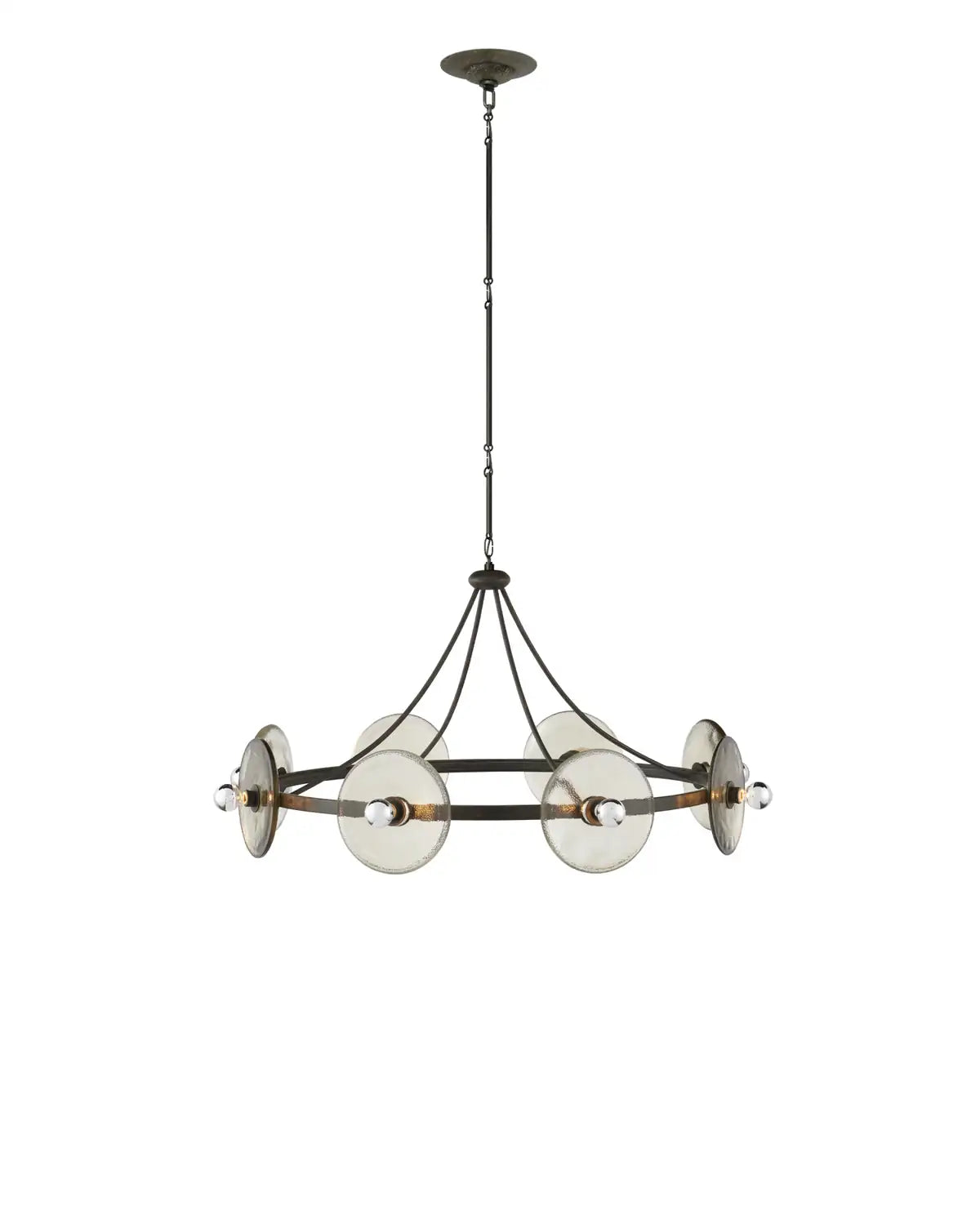 CURREY & COMPANY, CIRCUMSTELLAR DISC CHANDELIER, CHANDELIER LIGHT