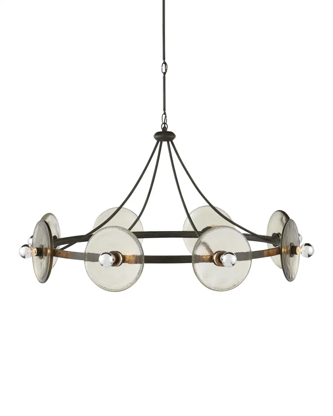 CURREY & COMPANY, CIRCUMSTELLAR DISC CHANDELIER, CHANDELIER LIGHT