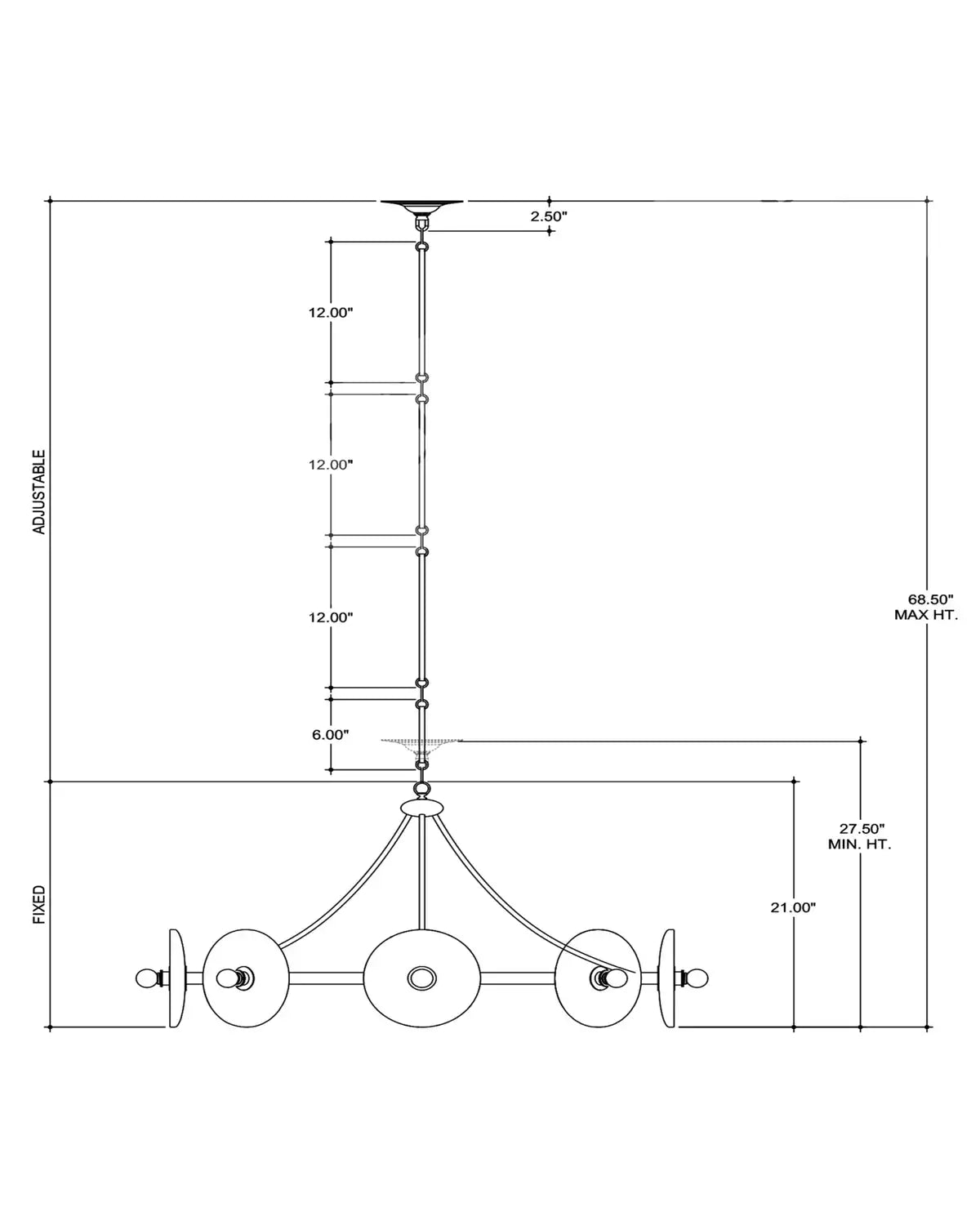 CURREY & COMPANY, CIRCUMSTELLAR DISC CHANDELIER, CHANDELIER LIGHT