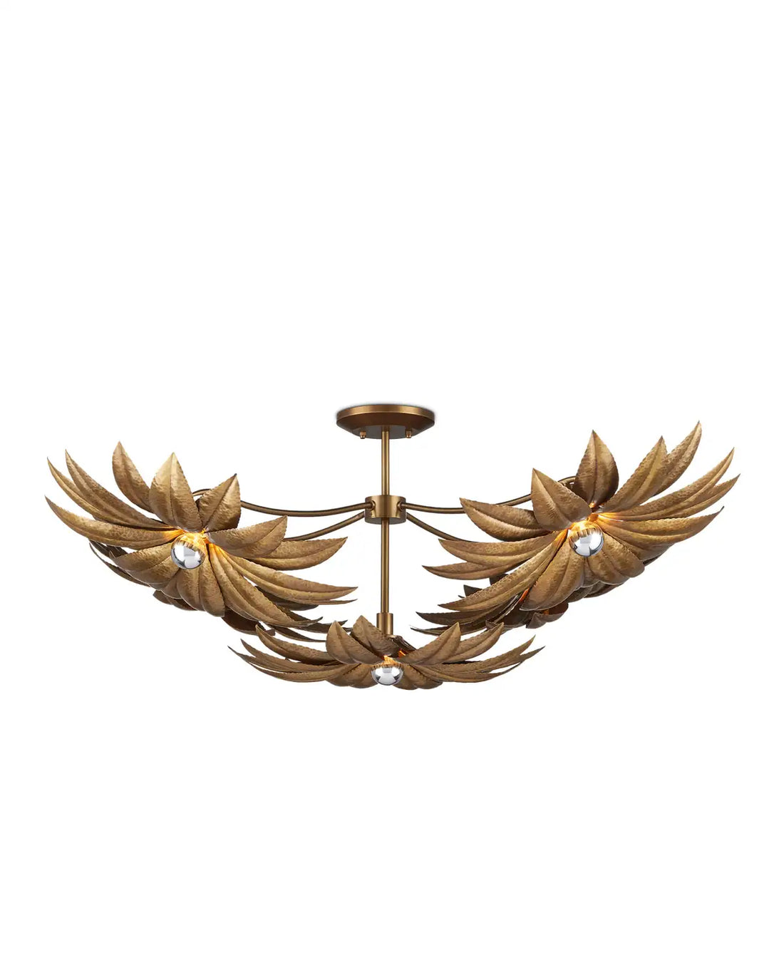 CURREY & COMPANY, ALITHEA SEMI-FLUSH MOUNT, SEMI FLUSH MOUNT LIGHT