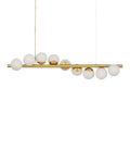 CURREY & COMPANY, BARCAROLLE LINEAR CHANDELIER, CHANDELIER LIGHT