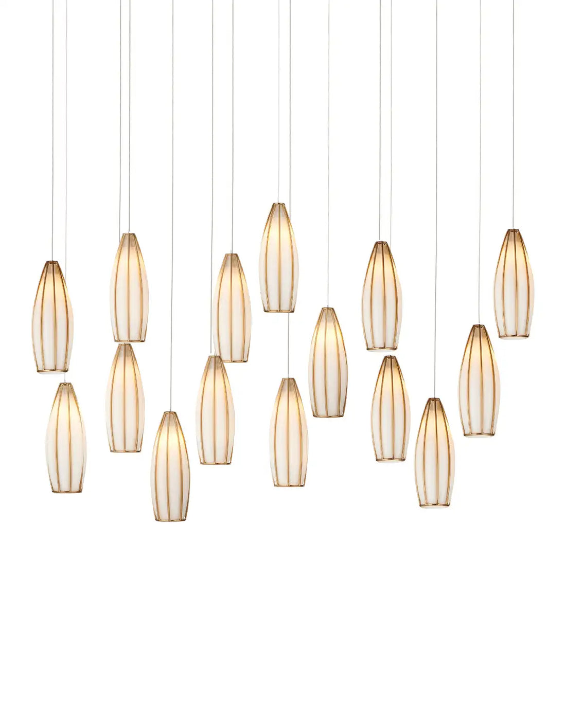 CURREY & COMPANY, PARISH LINEAR MULTI-DROP PENDANT, PENDANT LIGHT