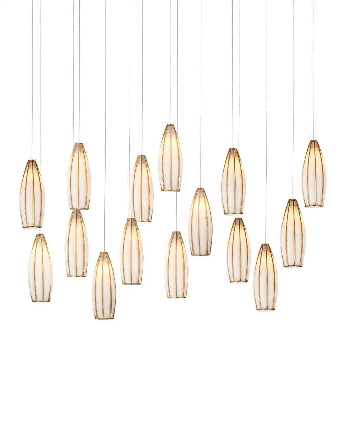 CURREY & COMPANY, PARISH LINEAR MULTI-DROP PENDANT, PENDANT LIGHT