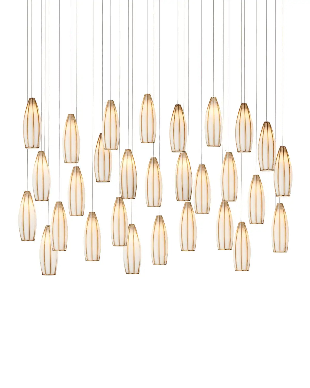 CURREY & COMPANY, PARISH LINEAR MULTI-DROP PENDANT, PENDANT LIGHT