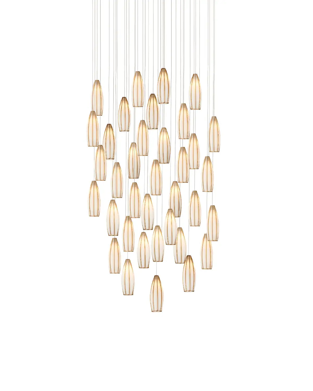 CURREY & COMPANY, PARISH MULTI-DROP PENDANT, PENDANT LIGHT
