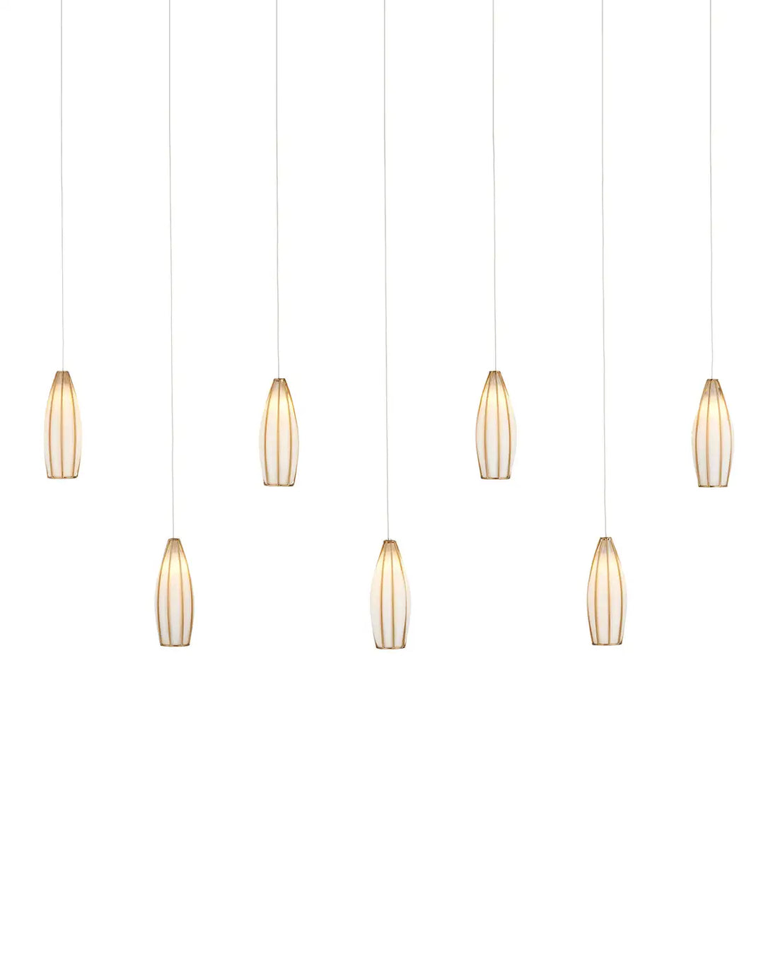CURREY & COMPANY, PARISH LINEAR MULTI-DROP PENDANT, PENDANT LIGHT