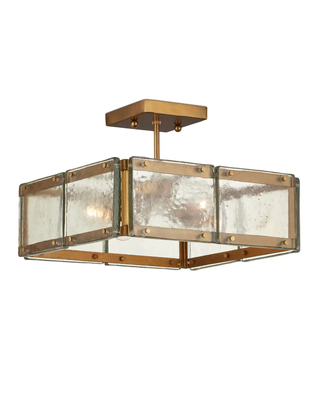 CURREY & COMPANY, COUNTERVAIL SQUARE SEMI-FLUSH MOUNT, SEMI FLUSH MOUNT LIGHT