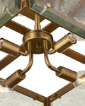 CURREY & COMPANY, COUNTERVAIL SQUARE SEMI-FLUSH MOUNT, SEMI FLUSH MOUNT LIGHT
