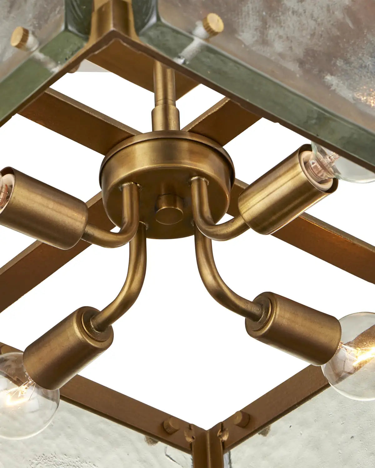 CURREY & COMPANY, COUNTERVAIL SQUARE SEMI-FLUSH MOUNT, SEMI FLUSH MOUNT LIGHT