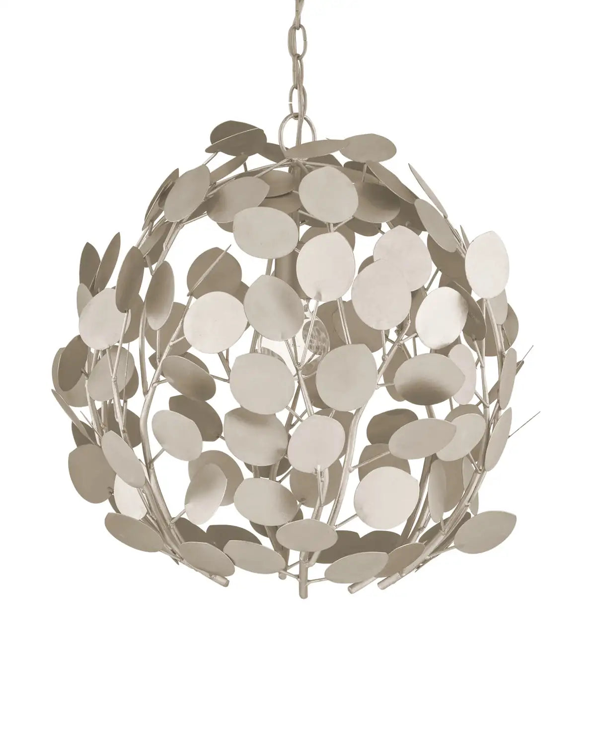 CURREY & COMPANY, LUNARIA ORB CHANDELIER, CHANDELIER LIGHT
