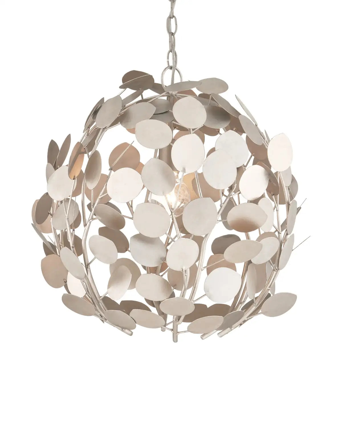 CURREY & COMPANY, LUNARIA ORB CHANDELIER, CHANDELIER LIGHT