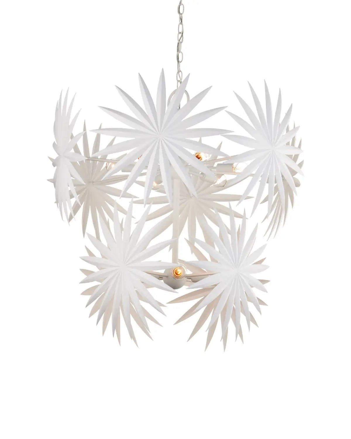 CURREY & COMPANY, BISMARKIA CHANDELIER, CHANDELIER LIGHT