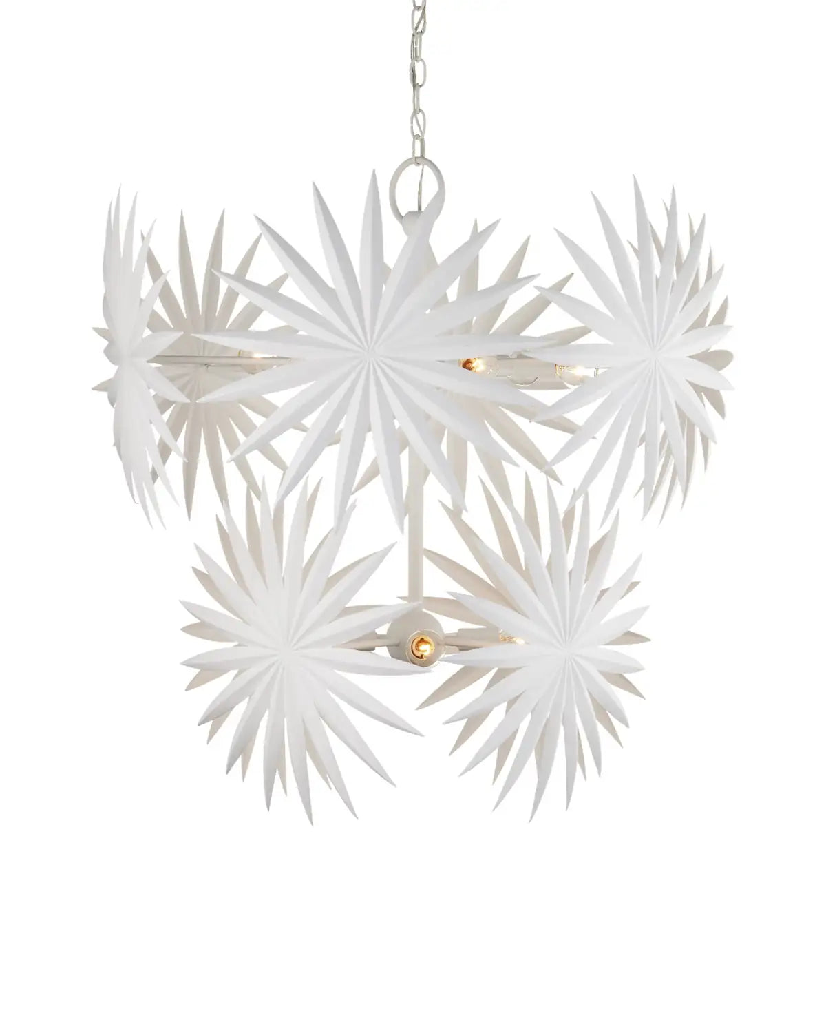 CURREY & COMPANY, BISMARKIA CHANDELIER, CHANDELIER LIGHT