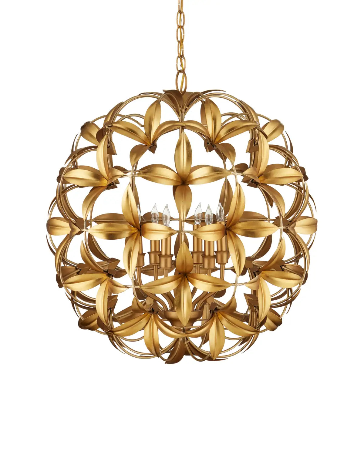CURREY & COMPANY, HELENIUM ORB CHANDELIER, CHANDELIER LIGHT