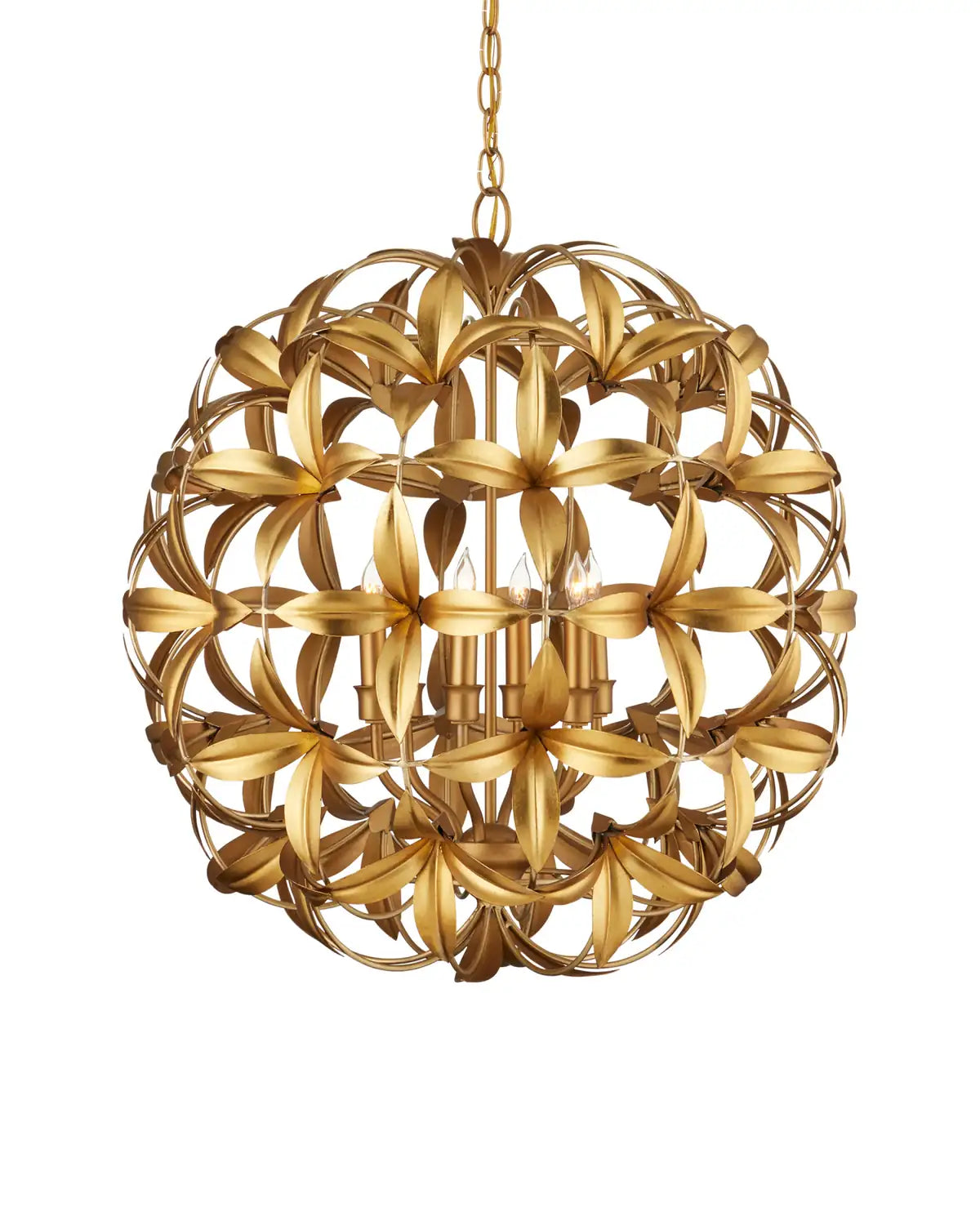 CURREY & COMPANY, HELENIUM ORB CHANDELIER, CHANDELIER LIGHT