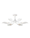 CURREY & COMPANY, SNOWFLOWER SEMI-FLUSH MOUNT, SEMI FLUSH MOUNT LIGHT