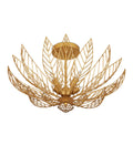CURREY & COMPANY, LEAFLACE SEMI-FLUSH MOUNT, SEMI FLUSH MOUNT LIGHT