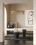 CURREY & COMPANY, LIQUID CHANDELIER, CHANDELIER LIGHT