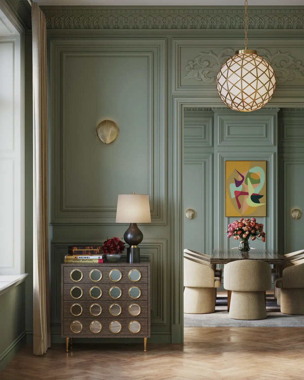 CURREY & COMPANY, POLYHEDRON PENDANT, PENDANT LIGHT