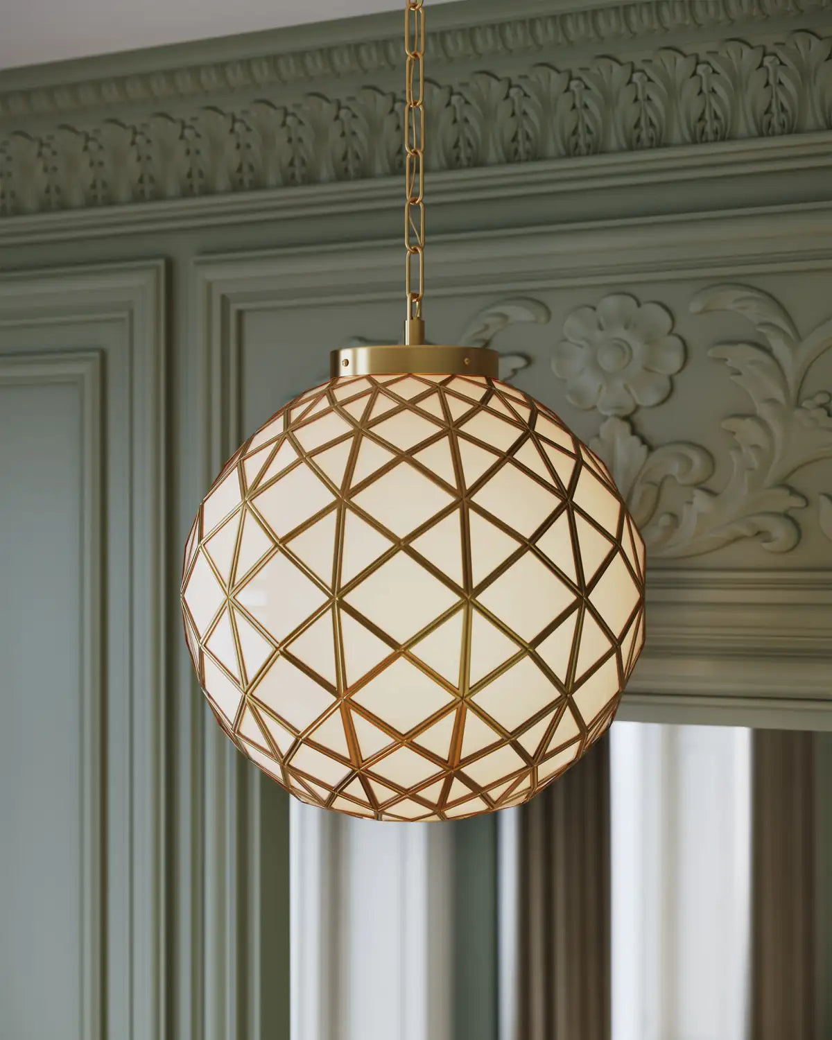 CURREY & COMPANY, POLYHEDRON PENDANT, PENDANT LIGHT