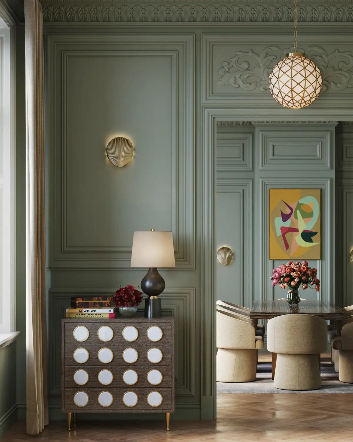 CURREY & COMPANY, POLYHEDRON PENDANT, PENDANT LIGHT