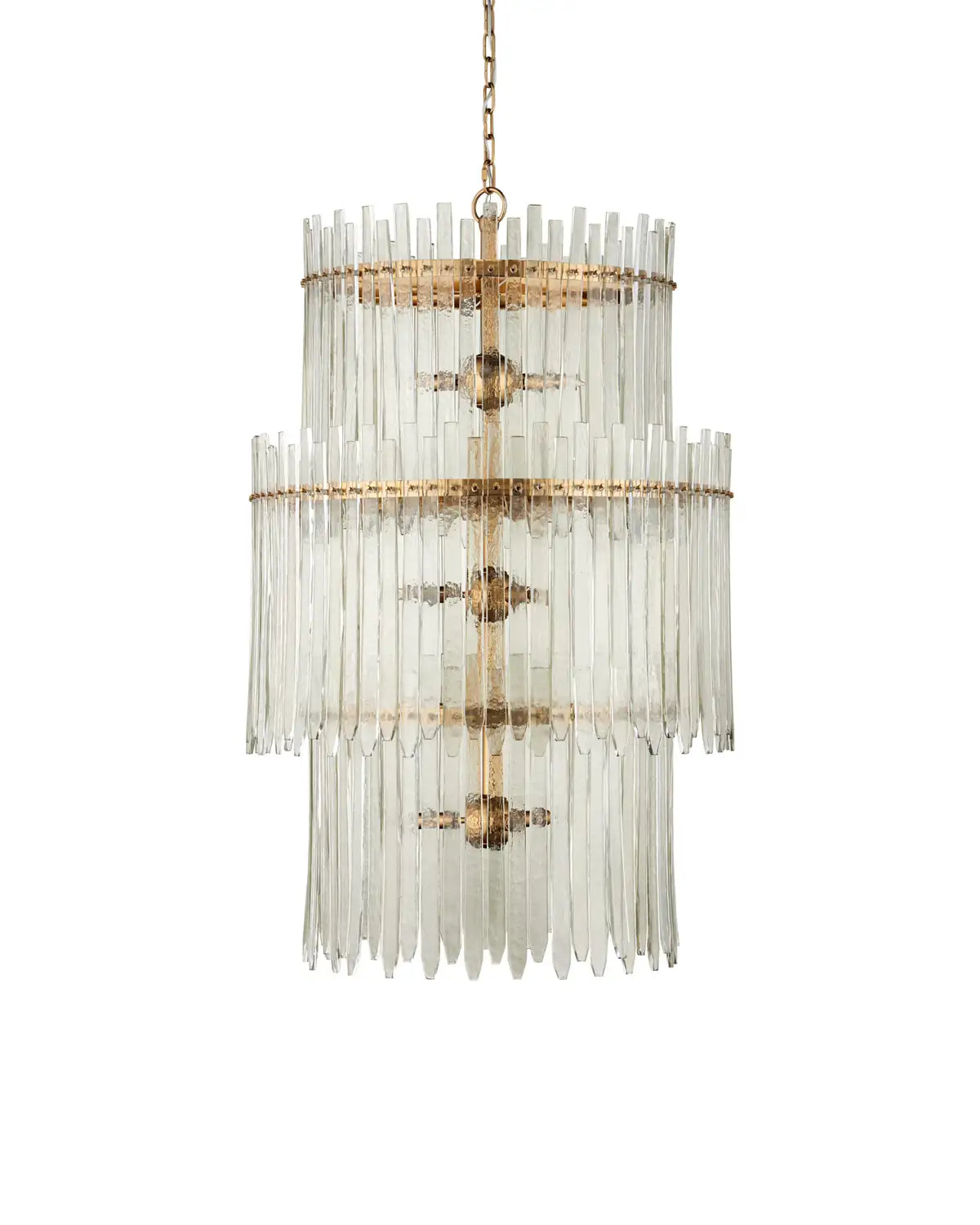 CURREY & COMPANY, ELECTRA THREE-TIER CHANDELIER, CHANDELIER LIGHT