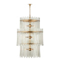 CURREY & COMPANY, ELECTRA THREE-TIER CHANDELIER, CHANDELIER LIGHT