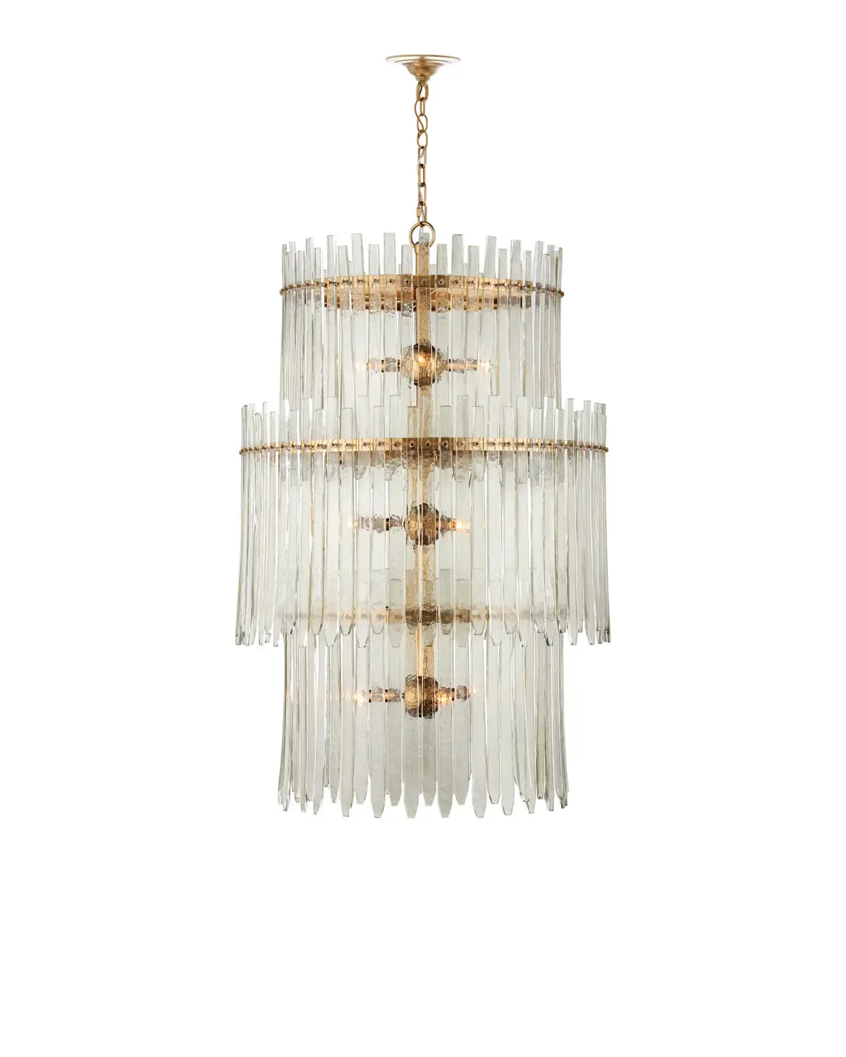 CURREY & COMPANY, ELECTRA THREE-TIER CHANDELIER, CHANDELIER LIGHT