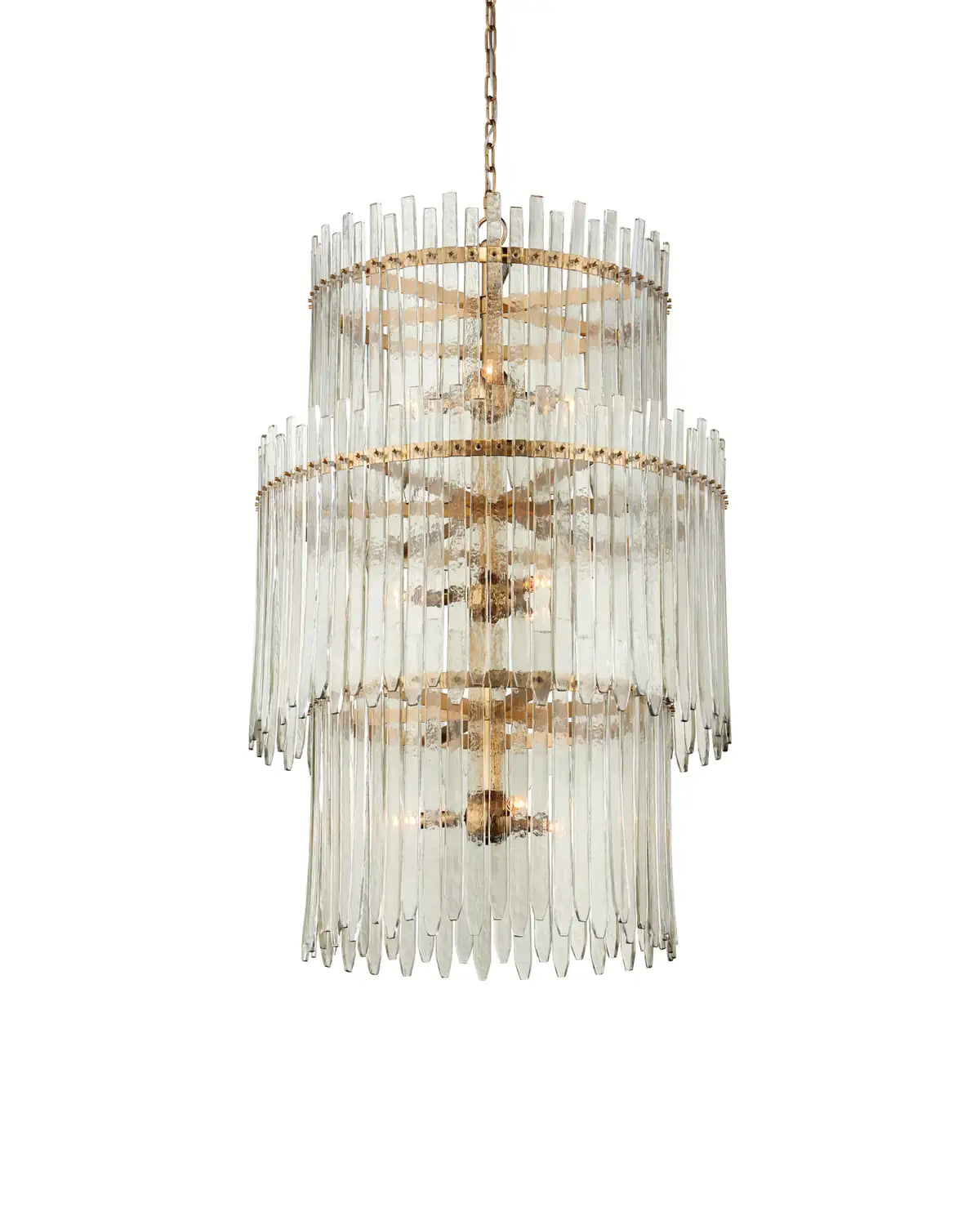 CURREY & COMPANY, ELECTRA THREE-TIER CHANDELIER, CHANDELIER LIGHT