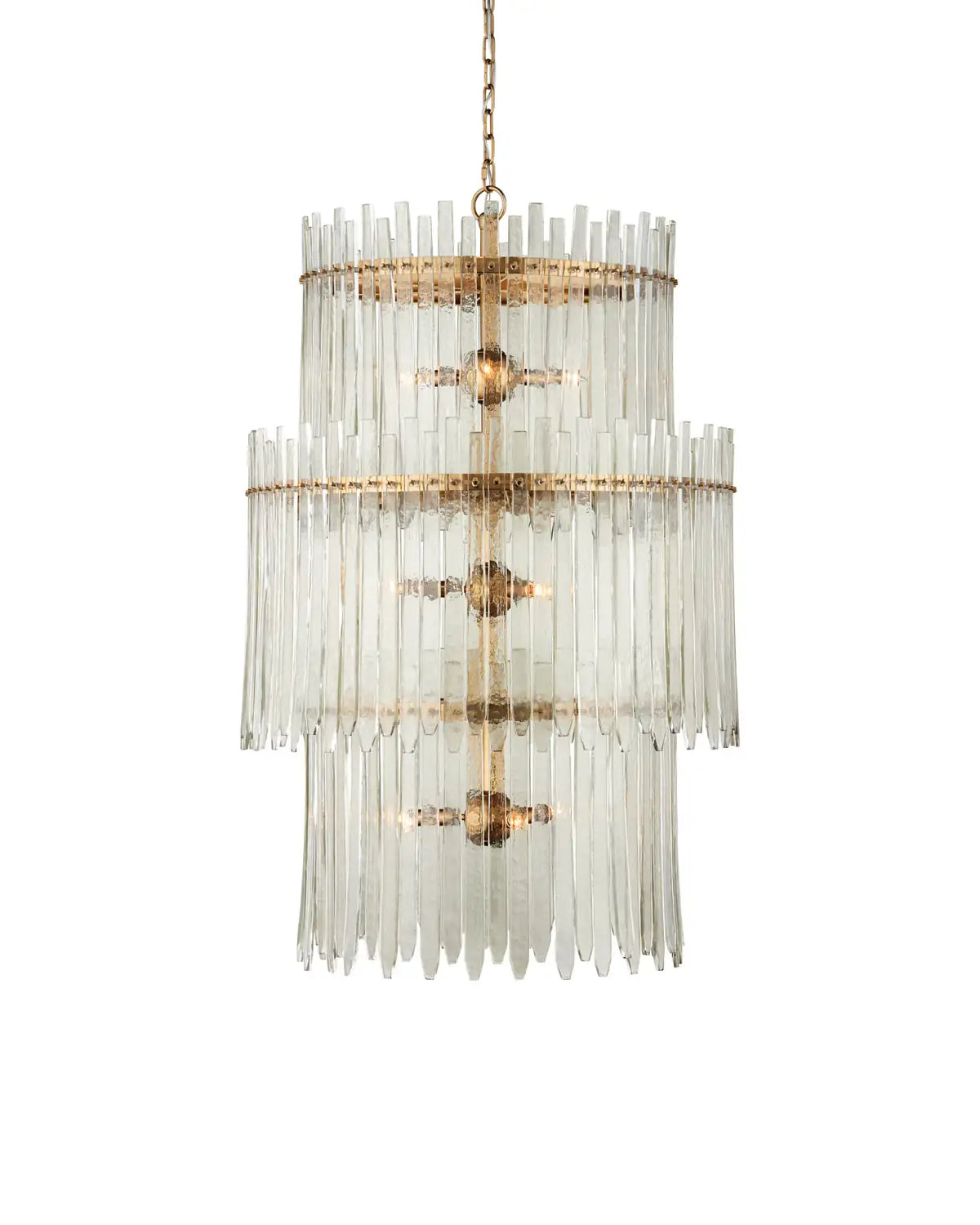 CURREY & COMPANY, ELECTRA THREE-TIER CHANDELIER, CHANDELIER LIGHT