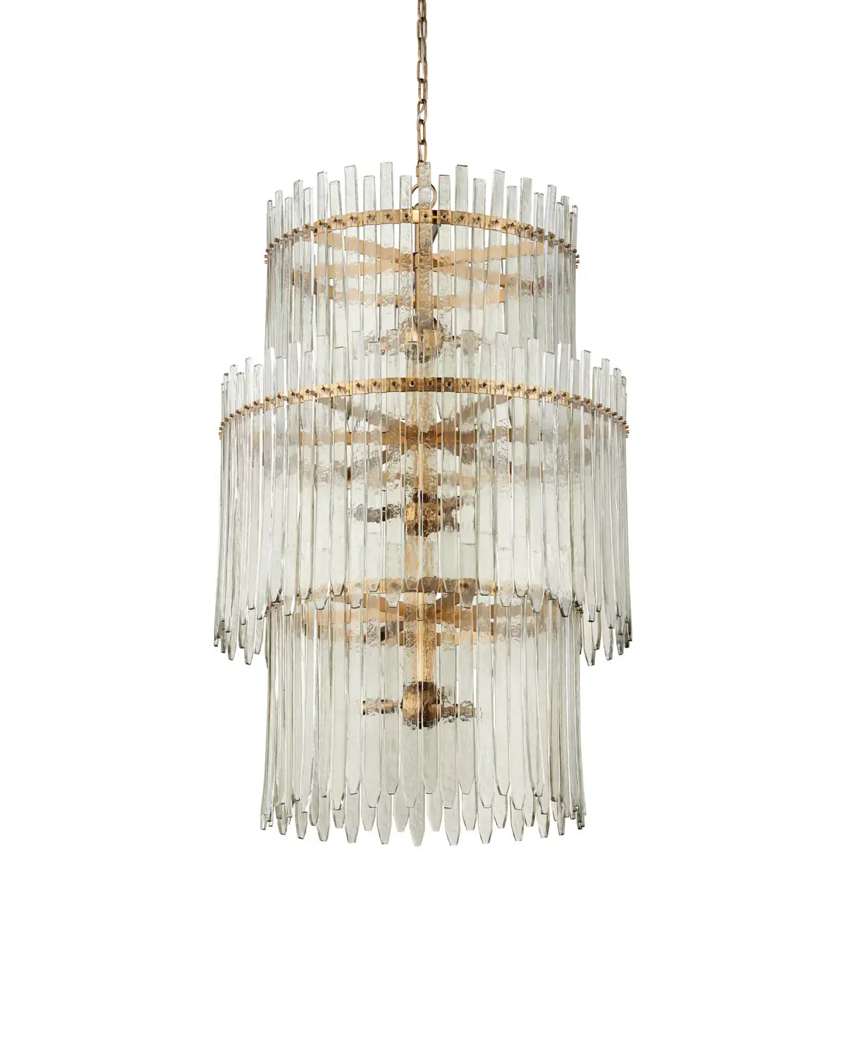 CURREY & COMPANY, ELECTRA THREE-TIER CHANDELIER, CHANDELIER LIGHT