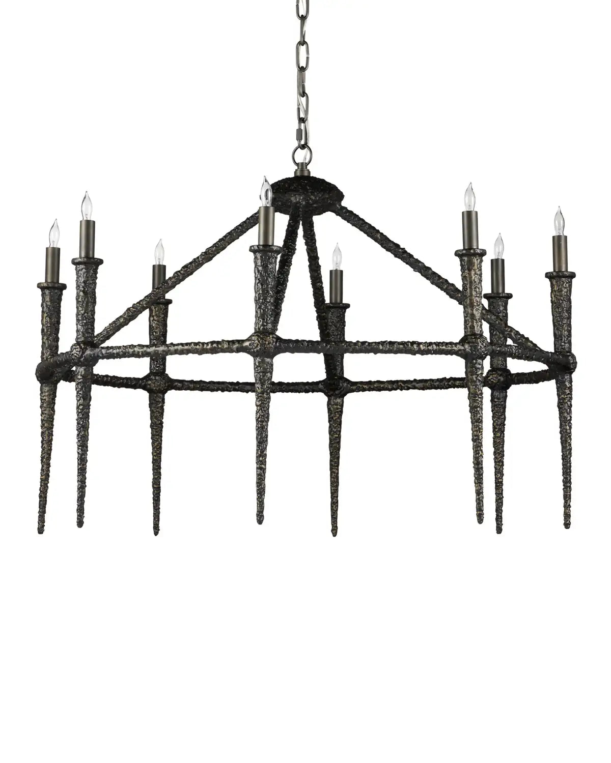 CURREY & COMPANY, BLACKTHORN CHANDELIER, CHANDELIER LIGHT