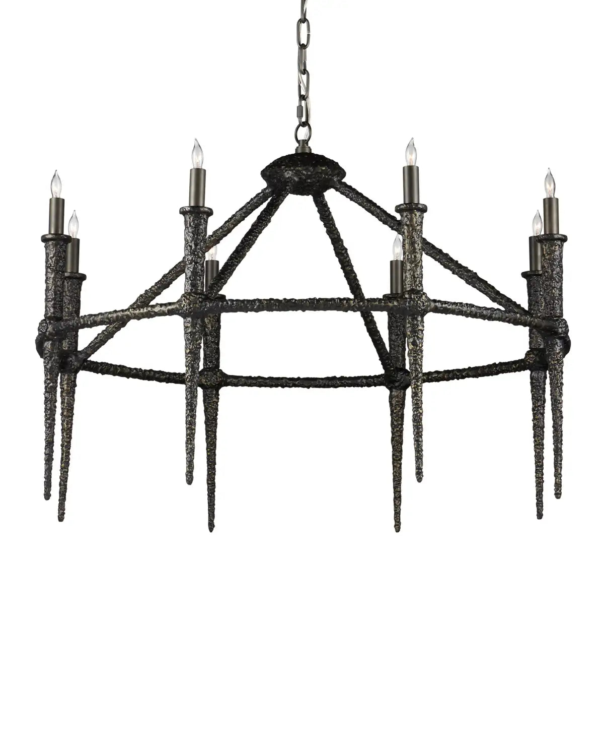 CURREY & COMPANY, BLACKTHORN CHANDELIER, CHANDELIER LIGHT