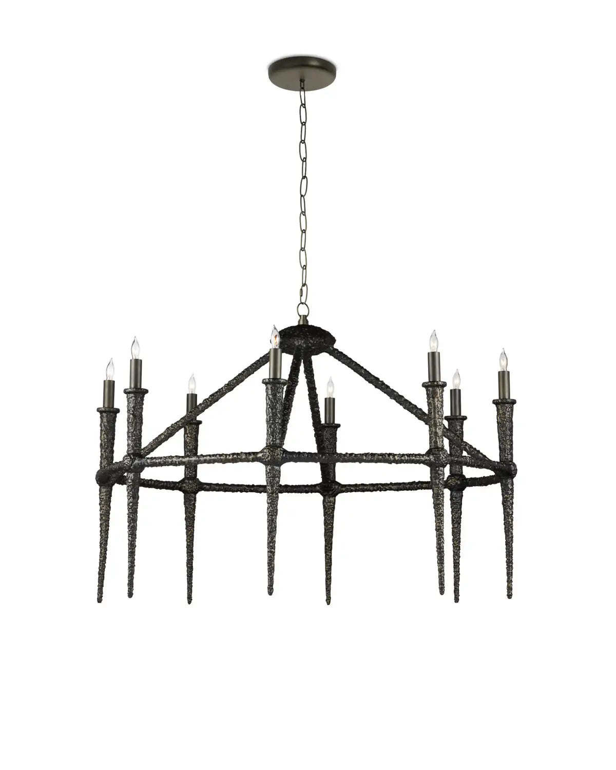 CURREY & COMPANY, BLACKTHORN CHANDELIER, CHANDELIER LIGHT
