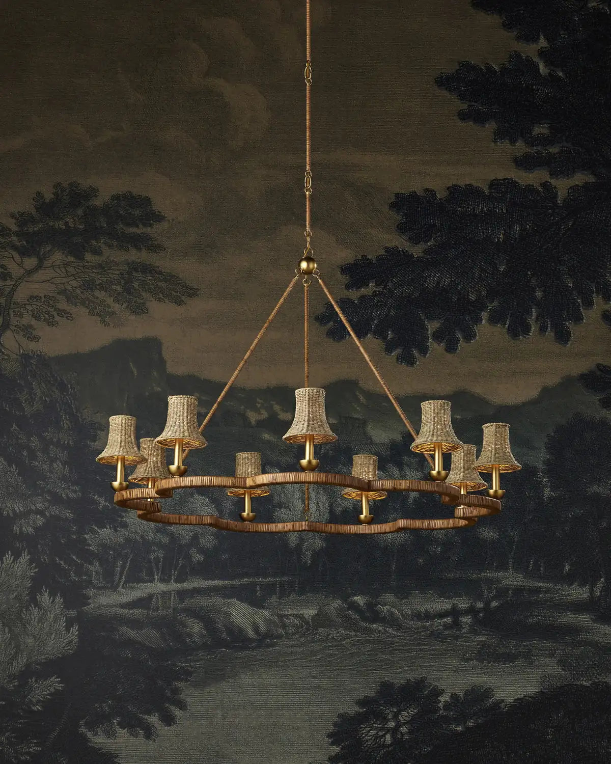 CURREY & COMPANY, SAVOIE CHANDELIER, CHANDELIER LIGHT