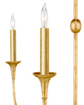 CURREY & COMPANY, NOTTAWAY TWO-TIER CHANDELIER, CHANDELIER LIGHT