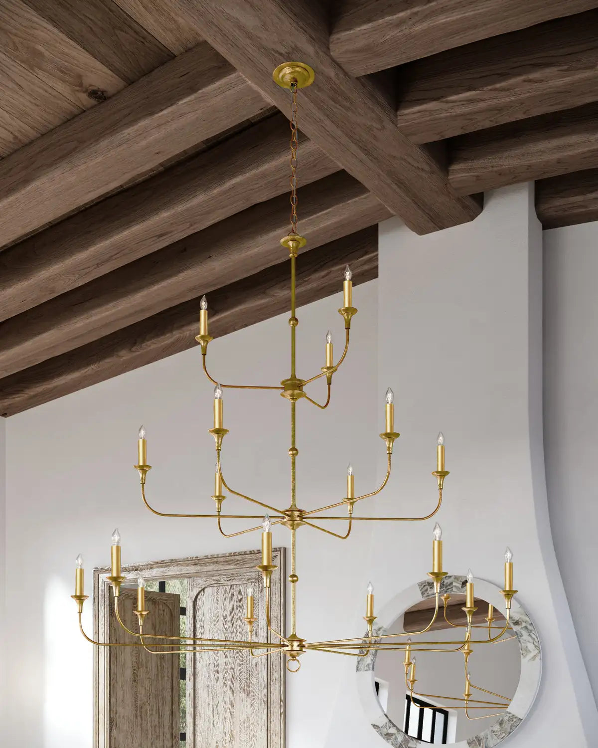 CURREY & COMPANY, NOTTAWAY GRANDE CHANDELIER, CHANDELIER LIGHT