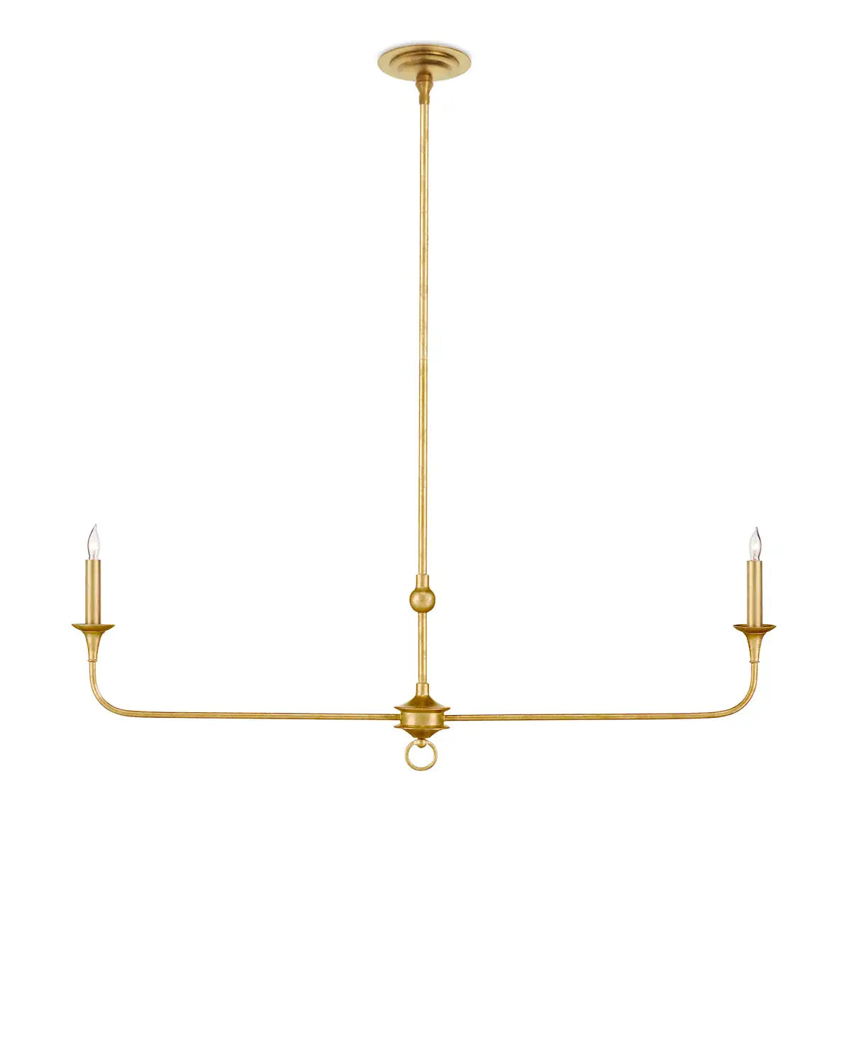 CURREY & COMPANY, NOTTAWAY LINEAR CHANDELIER, CHANDELIER LIGHT