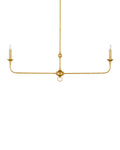 CURREY & COMPANY, NOTTAWAY LINEAR CHANDELIER, CHANDELIER LIGHT