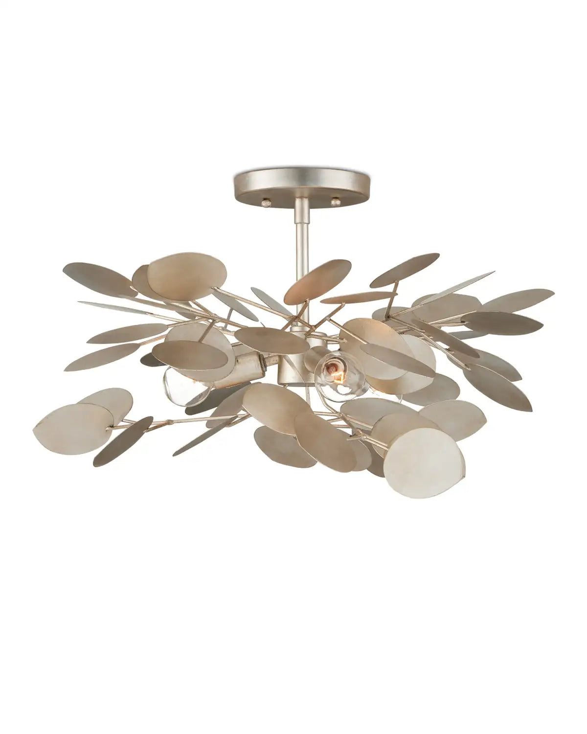 CURREY & COMPANY, LUNARIA SEMI-FLUSH MOUNT, SEMI FLUSH MOUNT LIGHT