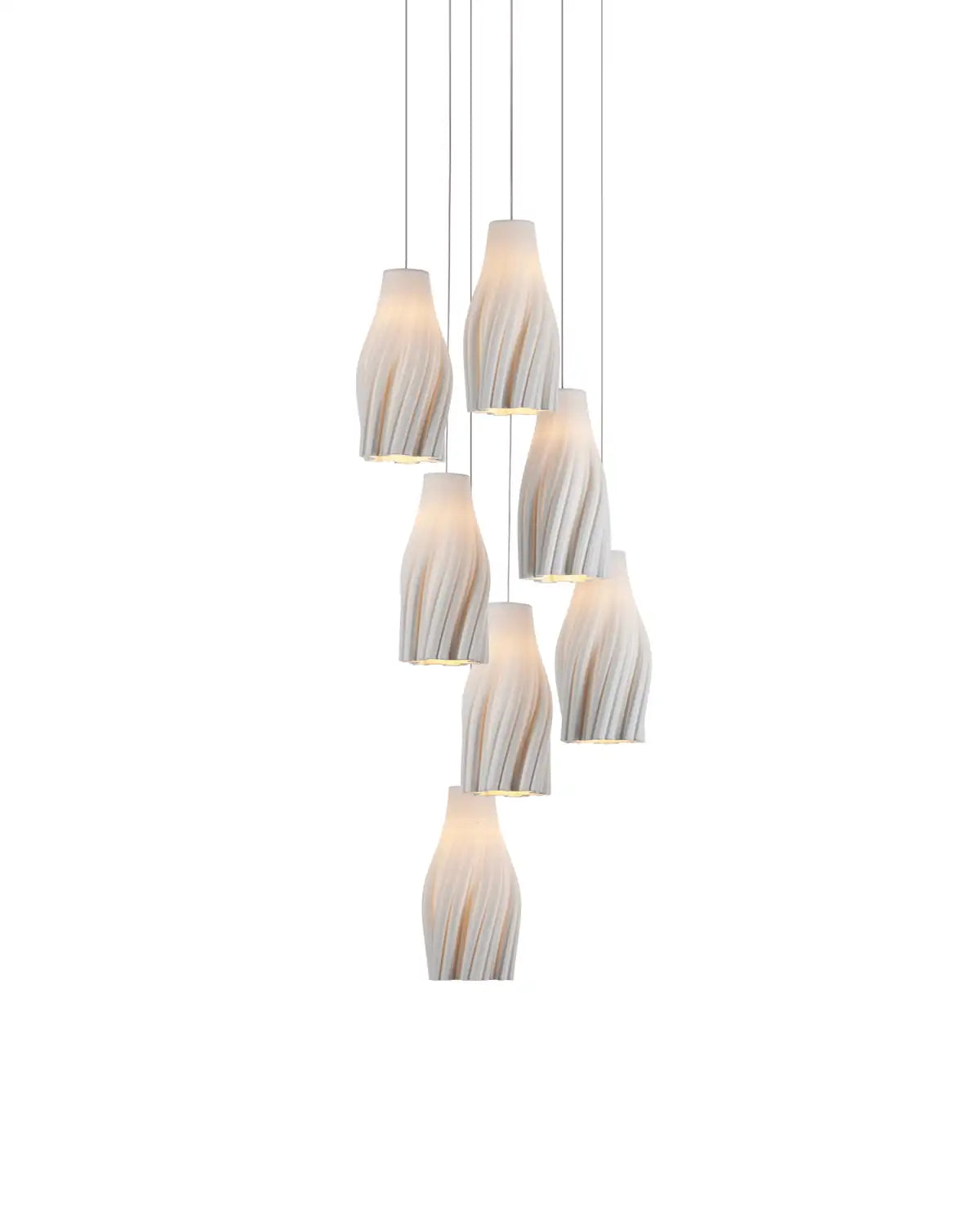 CURREY & COMPANY, POSH MULTI-DROP PENDANT, PENDANT LIGHT