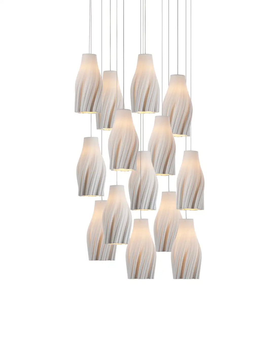 CURREY & COMPANY, POSH MULTI-DROP PENDANT, PENDANT LIGHT